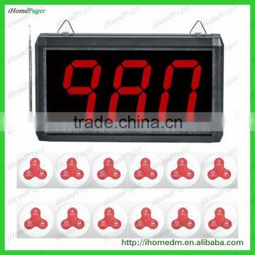 Wireless calling system LED display reveiver