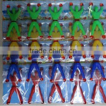 Hot Sale Promotion climbing wall spiderman spiderman in sticky spiderman for babies