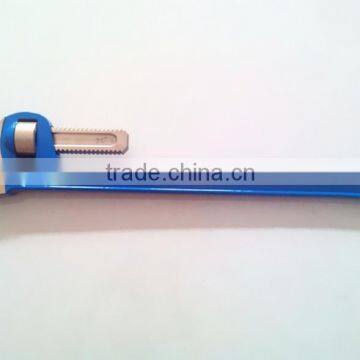 Non sparking hand tools aluminum bronze pipe wrench