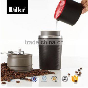 portable travel coffee maker coffee tumbler manual coffee grinder