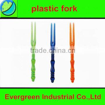 Disposable different colours plastic fork