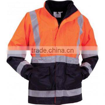 High-vis winter warmer ANSI CLASS 3 safety jacket