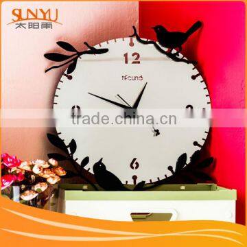 Custom fashion design acrylic wall clock