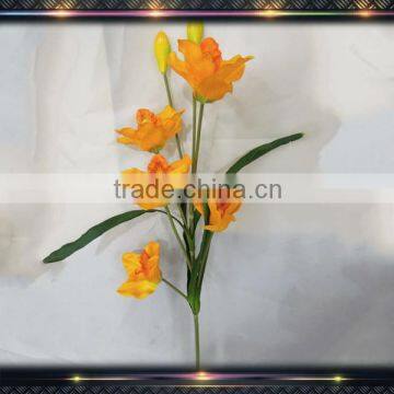 home decoration pieces cymbidium orchid silk flower