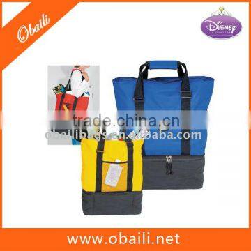 2014 Fashion customized printed cooler bags for food;Beach Tote Cooler Bag