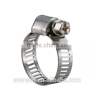 Mini gas pipe use stainless steel American hose clamp