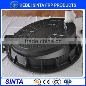 SMC/GRP EN124 composite fiberglass manhole cover