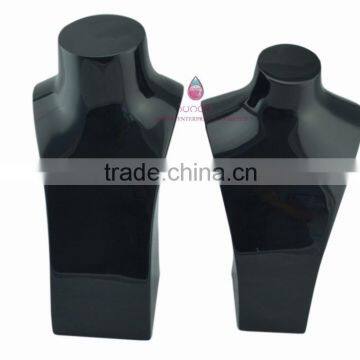 Custom wholesaler in China high glossy jewelry bust wood