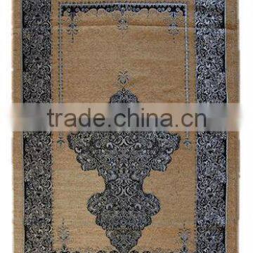 China woven Muslim prayer rug mat with lower price