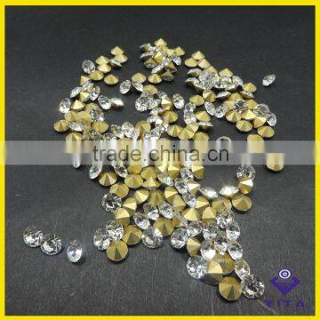 Wholesale Non Hotfix Loose Crystal Rhinestones white clear for Clothes