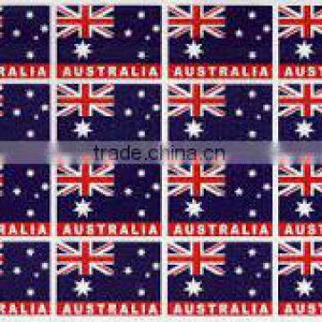 EXporter Custom Printing National Flag PVC Sticker glitter tattoos sticker