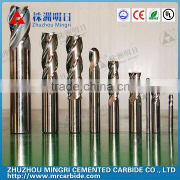 straight shank 4 flutes tin coated end mill