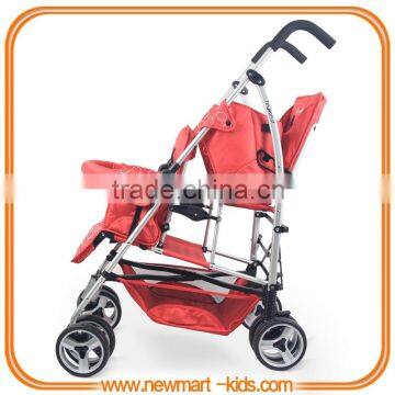 Double twin pushchair twin buggy double stroller