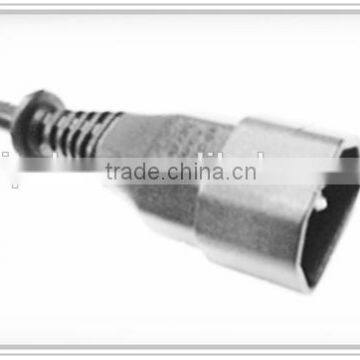 US standard 10A 125V C14 male pvc connector