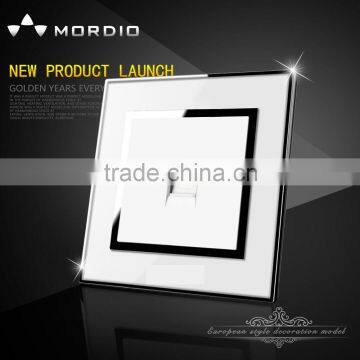 2015 NEW design British standard TEL/Computer wall socket White color