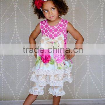 Newest Factory Price Baby Girls Summer Casual Polka Dot Pant Boutique Clothing Sets photo-6