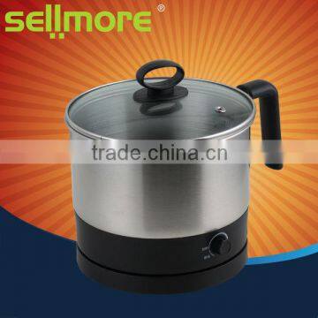 2013 Hot sale 1.5Lmini electric saucepan/saucepot