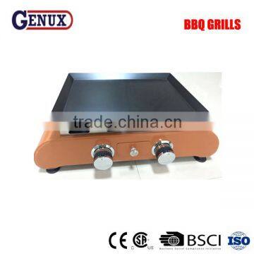 2 burners gas plancha