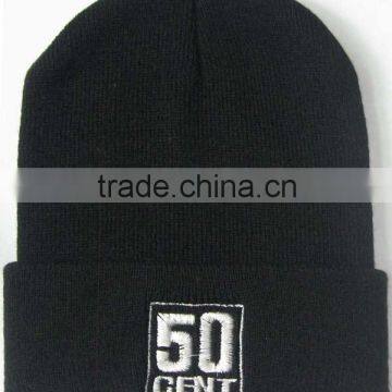 beanies/knitted hats/embroidery logo beanies