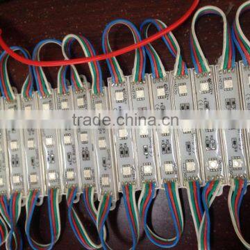 Dumb Rectangle RGB LED Waterproof Module - 12v (3 Pixels Each) photo-2