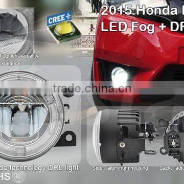 LED DRL Fog Light for Honda DRL Fog Light for Honda Jazz Fit LED Daytime running light Fog light for Honda Jazz Fit 2014~