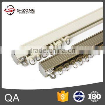 Drapery curtain aluminum wall mounted curtain rail