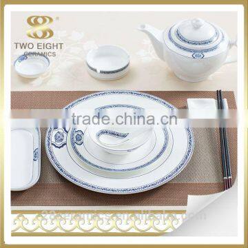 Wholesale handmade cutlery, white porcelain dinner set, luxury dinnerware set