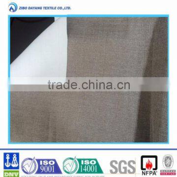 100% blackout flame retardant fabric for curtains 3 PASS