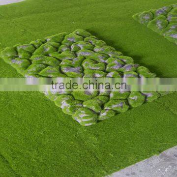 Artificial moss carpet decorative plastic artificial moss mat cheap artificial moss