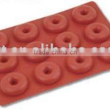 12 Cavities Hollow Silicone Cake Molds