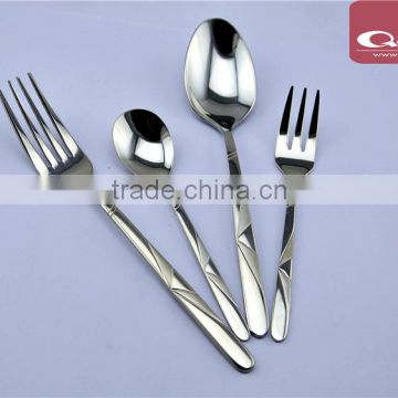 High grade ! elegant flatware stailess steel forged flatware