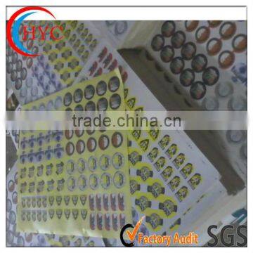 2013 Cheap pvc label sticker,sticker printing,small round sticker