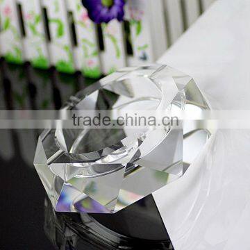 Hot Sale Round Shape Promotional Crystal Glass Ashtray photo-4