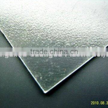 Transparent clear PVC frosed sheets one side frosted/one side glossy