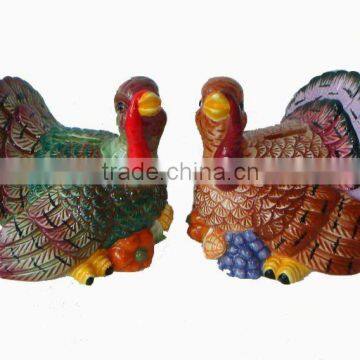 Ceramic Turkey S&P Shaker Set for Harvest