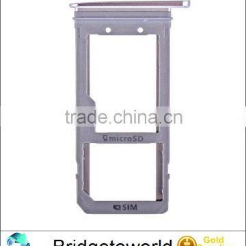 SD card and sim card tray holder replacement gold for samsung galaxy s7