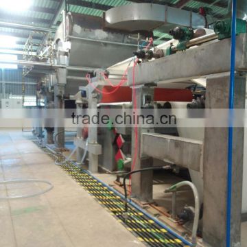 Waste paper as raw material tissue paper mill