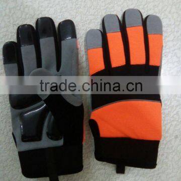 Printed Mechanic Gloves / Motor Mechanic Safety gloves,