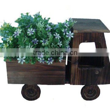 home decoration wooden flower pot