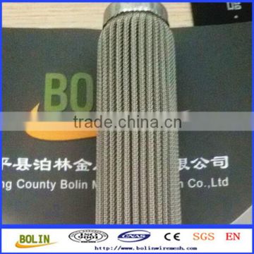 Alibaba China 316 stainless steel filter screen tube corrugated stainless stel tube