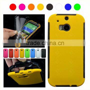 2 in 1 Hybrid Touch Screen Full Protective Case For HTC One M8/M8 mini