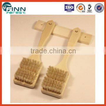 Hot sale factory best price sauna accessories fashionable solid wood sauna brush set