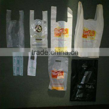 Two Lines Biodegradable Plastic Bag Making Machine With Automatic Puncher