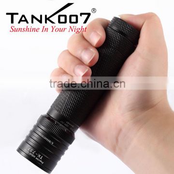 led waterproof T6 500lm high lumen tactical flashlight