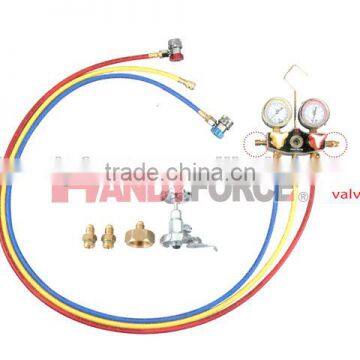 Teflon Diaphragm Type Manifold Gauge, Air Condition Service Tools of Auto Repair Tools