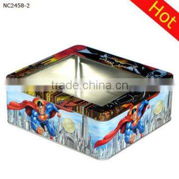 2016 Customized Printing Gift Package Tin Box Use Custom Printed Square Candy Tin Box photo-4