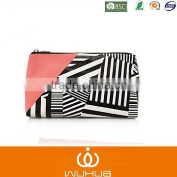 Factory essentials eye-catching makeup bag with contrast trim