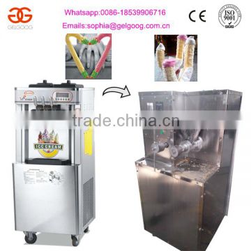 Stick Puffing Corn Hollow Tube Extrusion Machine With Ice Cream Filling