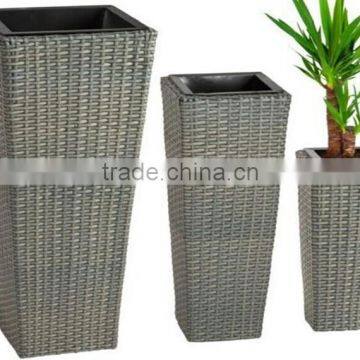 Outdoor Wicker Planters Rattan Planters Flower pot