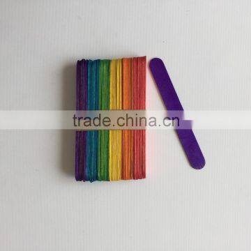 round wooden colored craft sticks